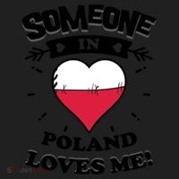 Someone In Poland Loves Me Polish Flag Heart Gift Hat thumb 2