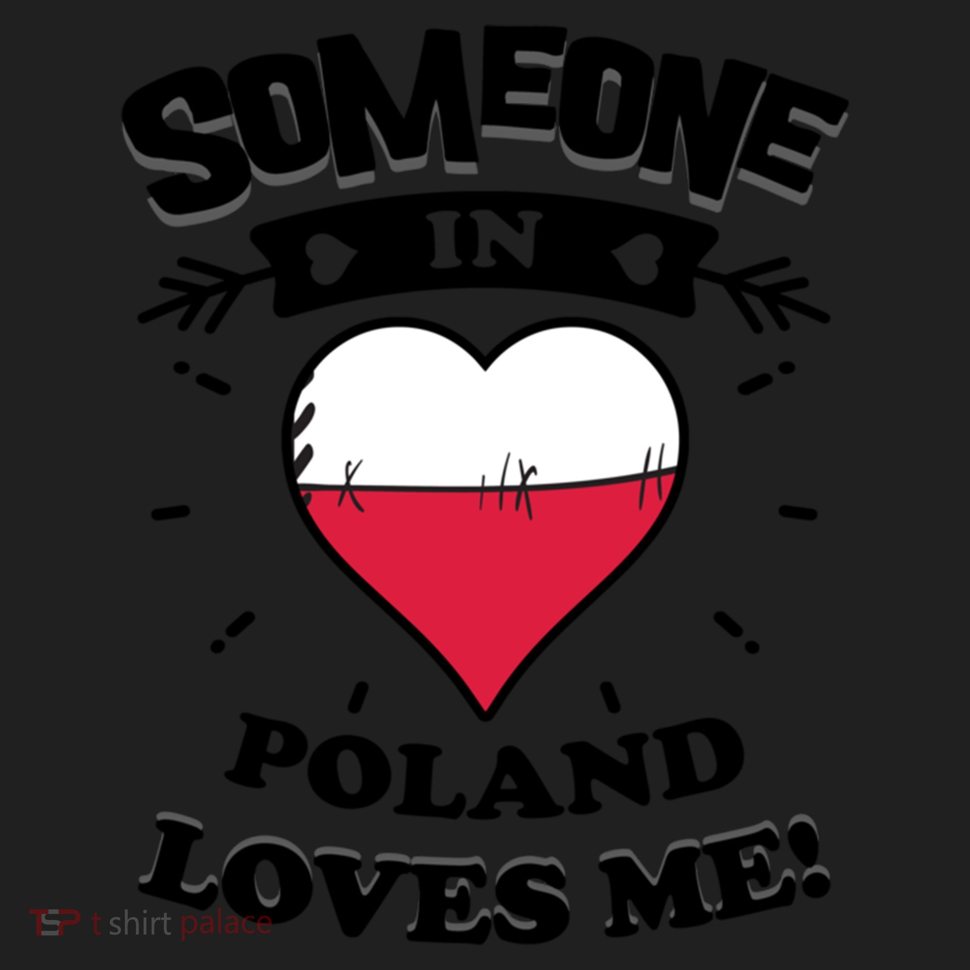 Someone In Poland Loves Me Polish Flag Heart Gift Hat