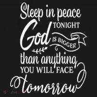 Sleep In Peace Tonight God Christian Bucket Hat thumb 4