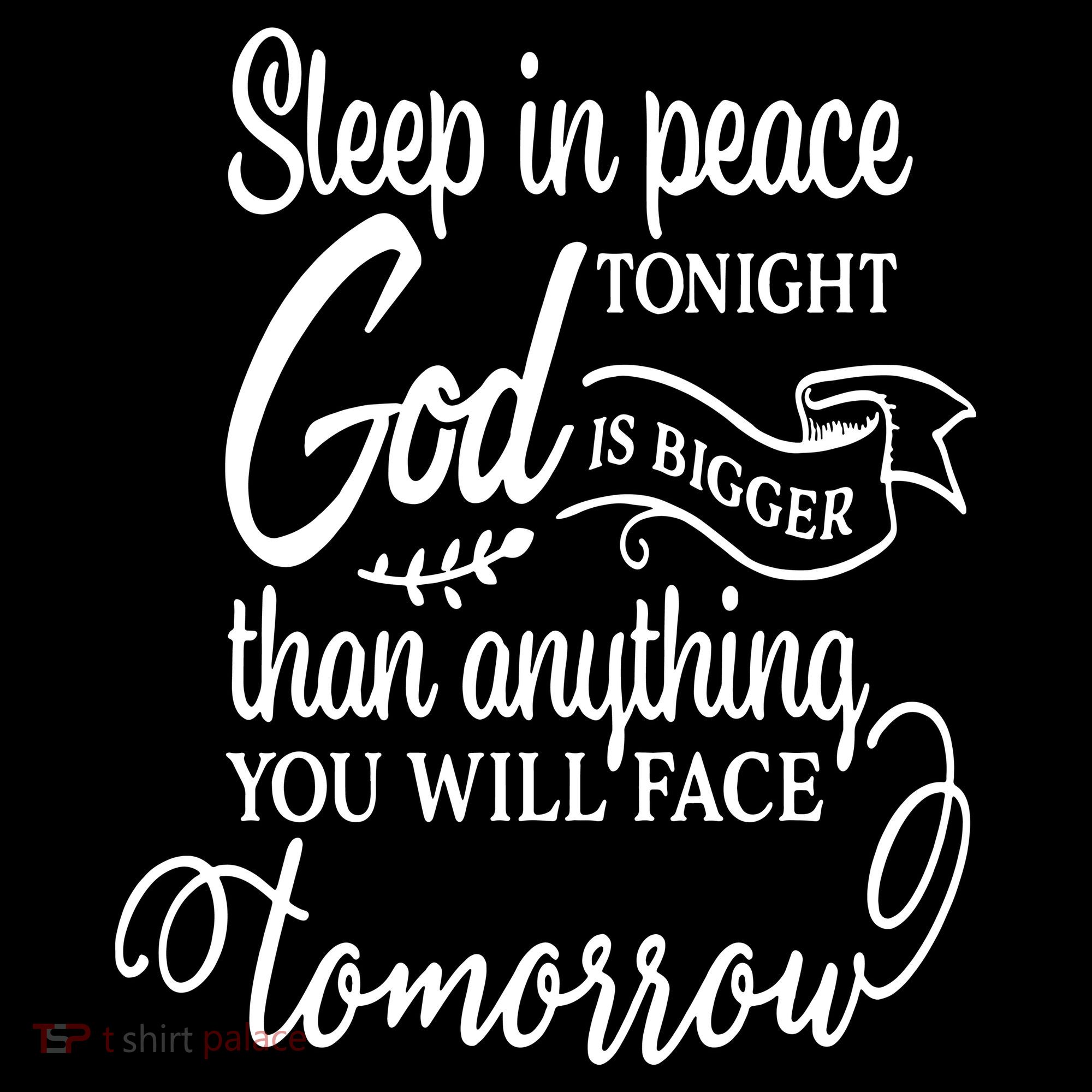 Sleep In Peace Tonight God Christian Baby Bodysuit