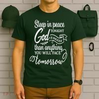 Sleep In Peace Tonight God Christian T-Shirt thumb 6