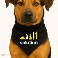 Solution Islamic Prayer Muslim Ramadan Salat Alhamdulillah USA-Made Doggie Bandana thumb 1
