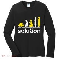 Solution Islamic Prayer Muslim Ramadan Salat Alhamdulillah Women's Long Sleeve Shirt thumb 0