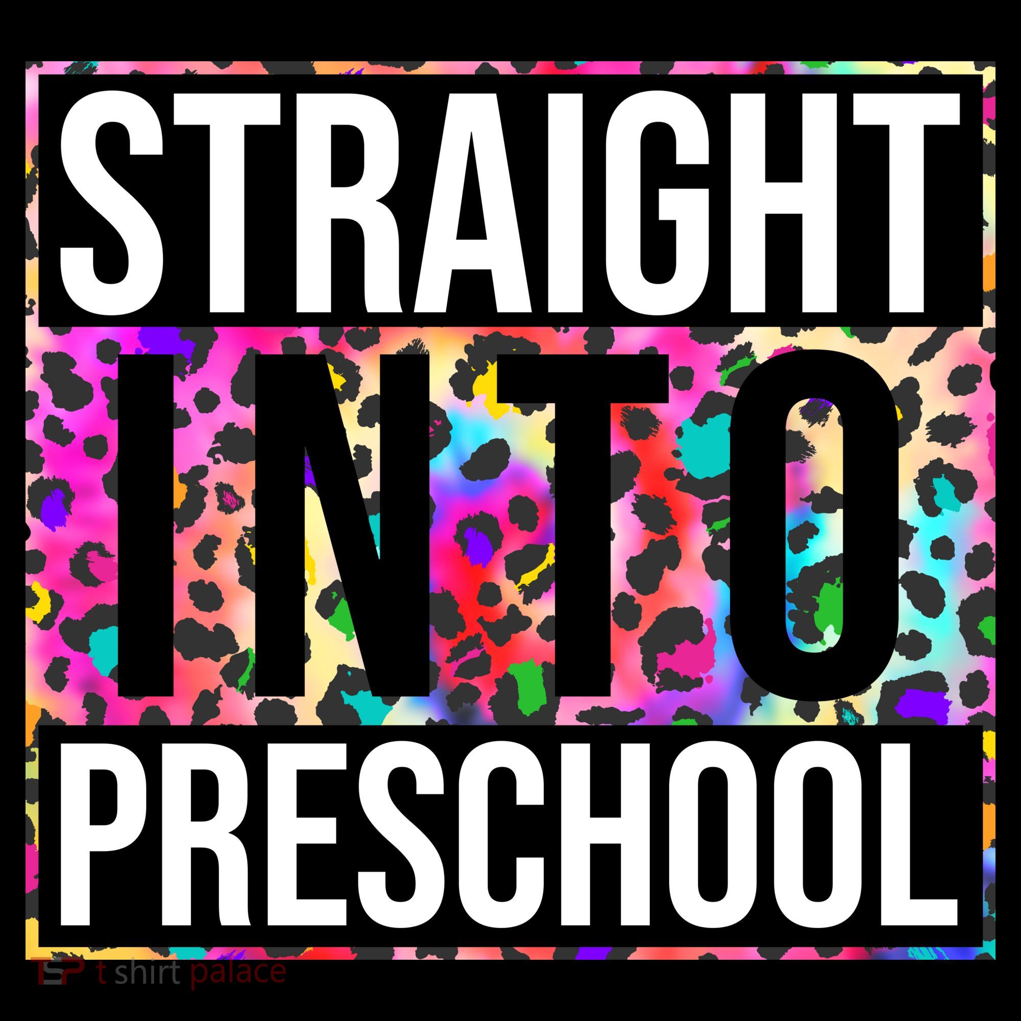 Straight Into Preschool Funny Cute Pre School Women's Hoodie