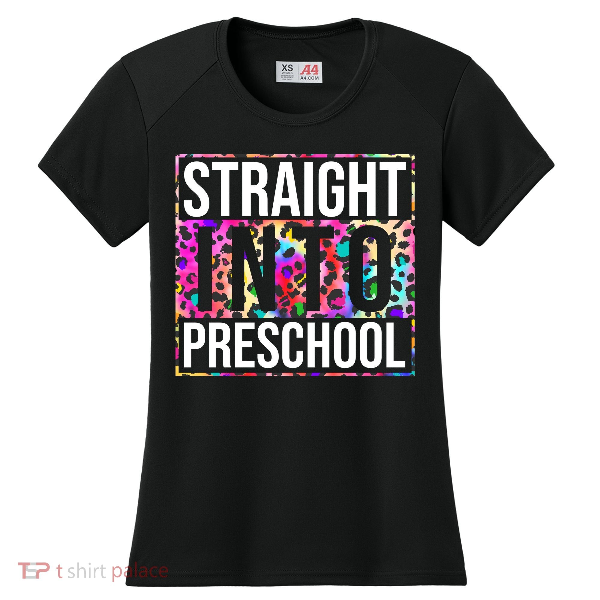 Straight Into Preschool Funny Cute Pre School Women's Cooling Performance Crew T-Shirt