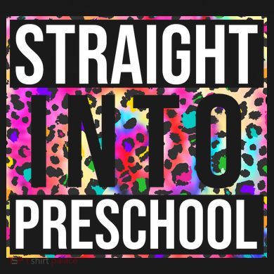 Straight Into Preschool Funny Cute Pre School Ornament