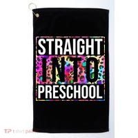 Straight Into Preschool Funny Cute Pre School Golf Towel thumb 0