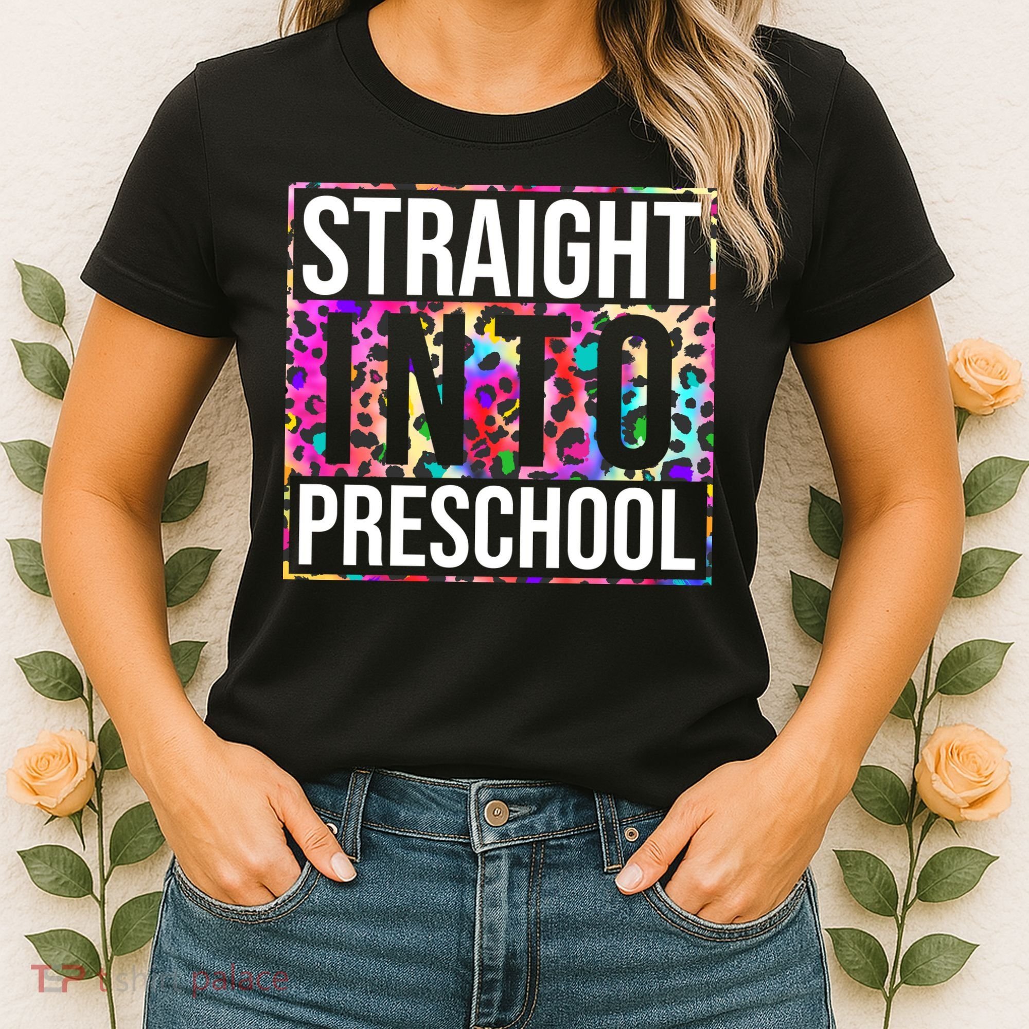 Straight Into Preschool Funny Cute Pre School Women's T-Shirt