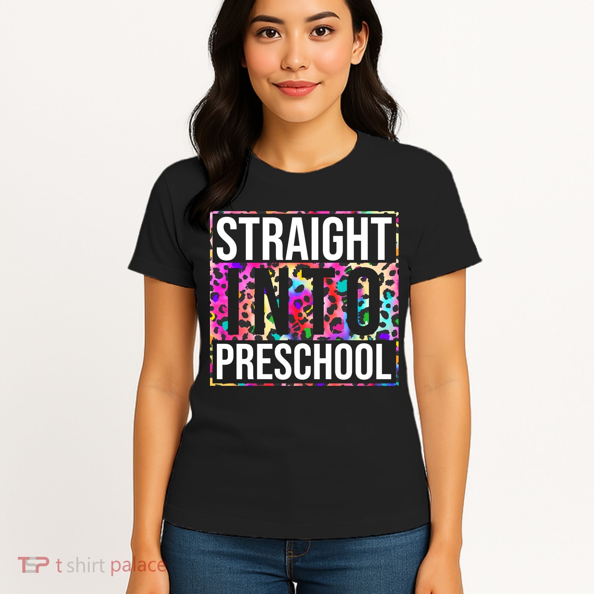 Straight Into Preschool Funny Cute Pre School Women's T-Shirt