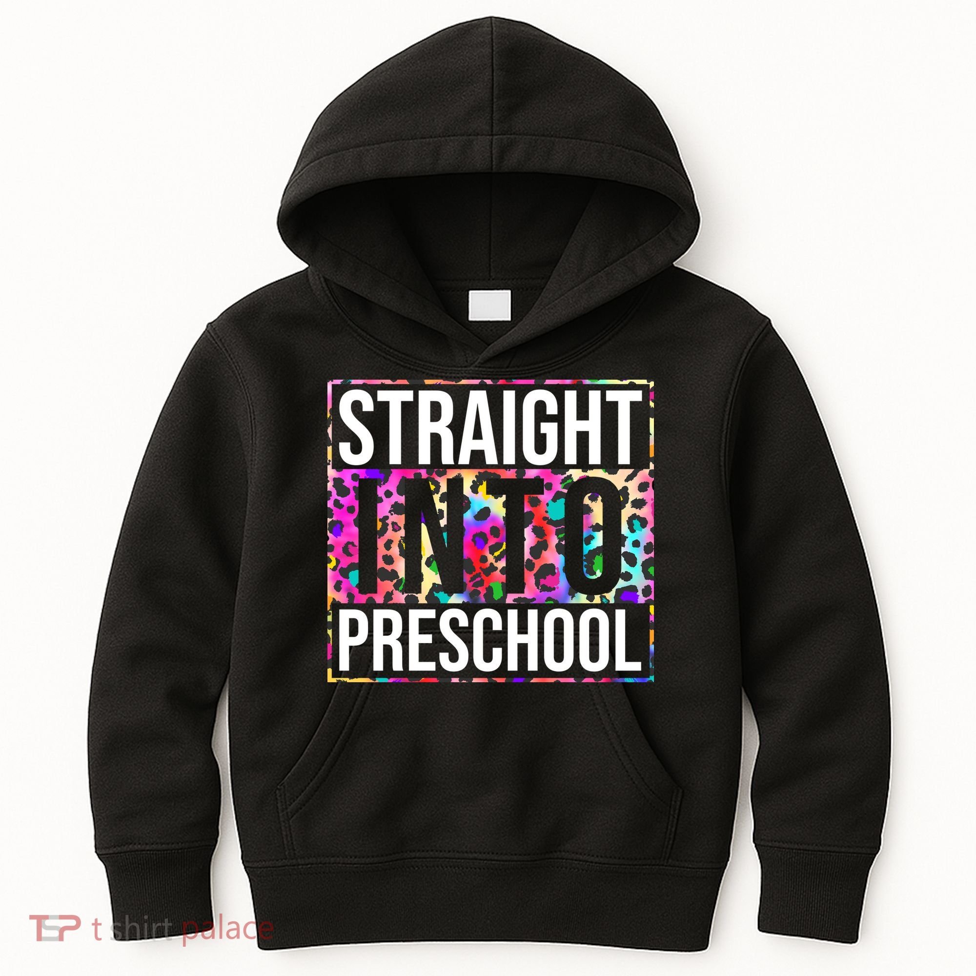 Straight Into Preschool Funny Cute Pre School Kids Hoodie