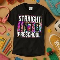 Straight Into Preschool Funny Cute Pre School Kids T-Shirt thumb 3