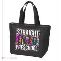 Straight Into Preschool Funny Cute Pre School Tote Bag thumb 3