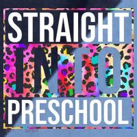 Straight Into Preschool Funny Cute Pre School Raglan Baseball Sleeve Shirt thumb 2