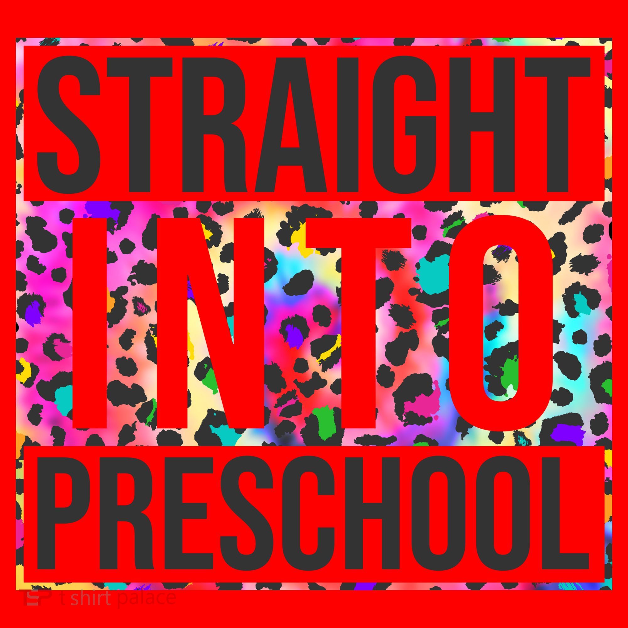 Straight Into Preschool Funny Cute Pre School Santa Hat