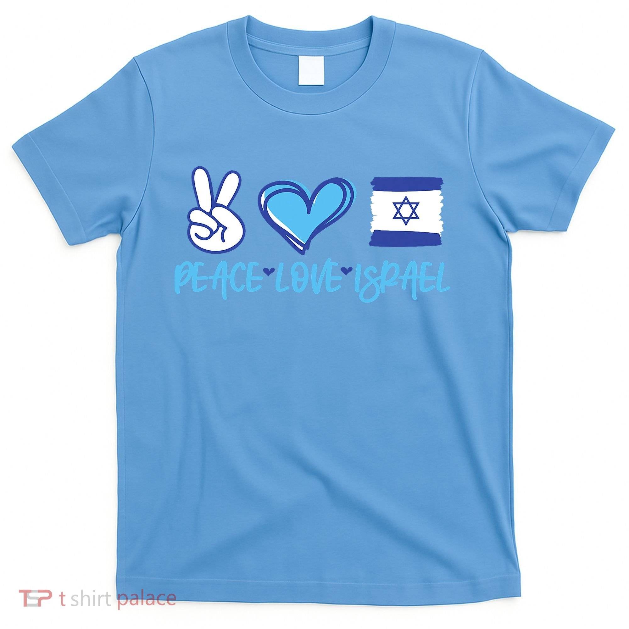 Support Israel Peace Love Israel I Stand With Israel Vintage T-Shirt