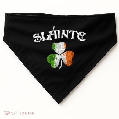 Slainte Irish Patrick Day USA-Made Doggie Bandana