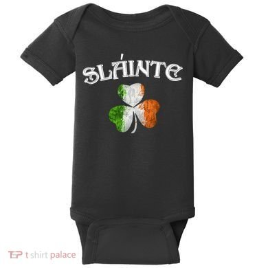 Slainte Irish Patrick Day Baby Bodysuit