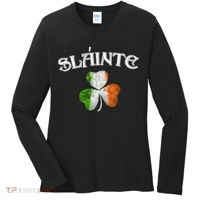 Slainte Irish Patrick Day Women's Long Sleeve Shirt