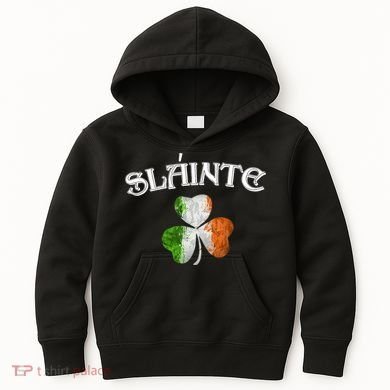 Slainte Irish Patrick Day Kids Hoodie