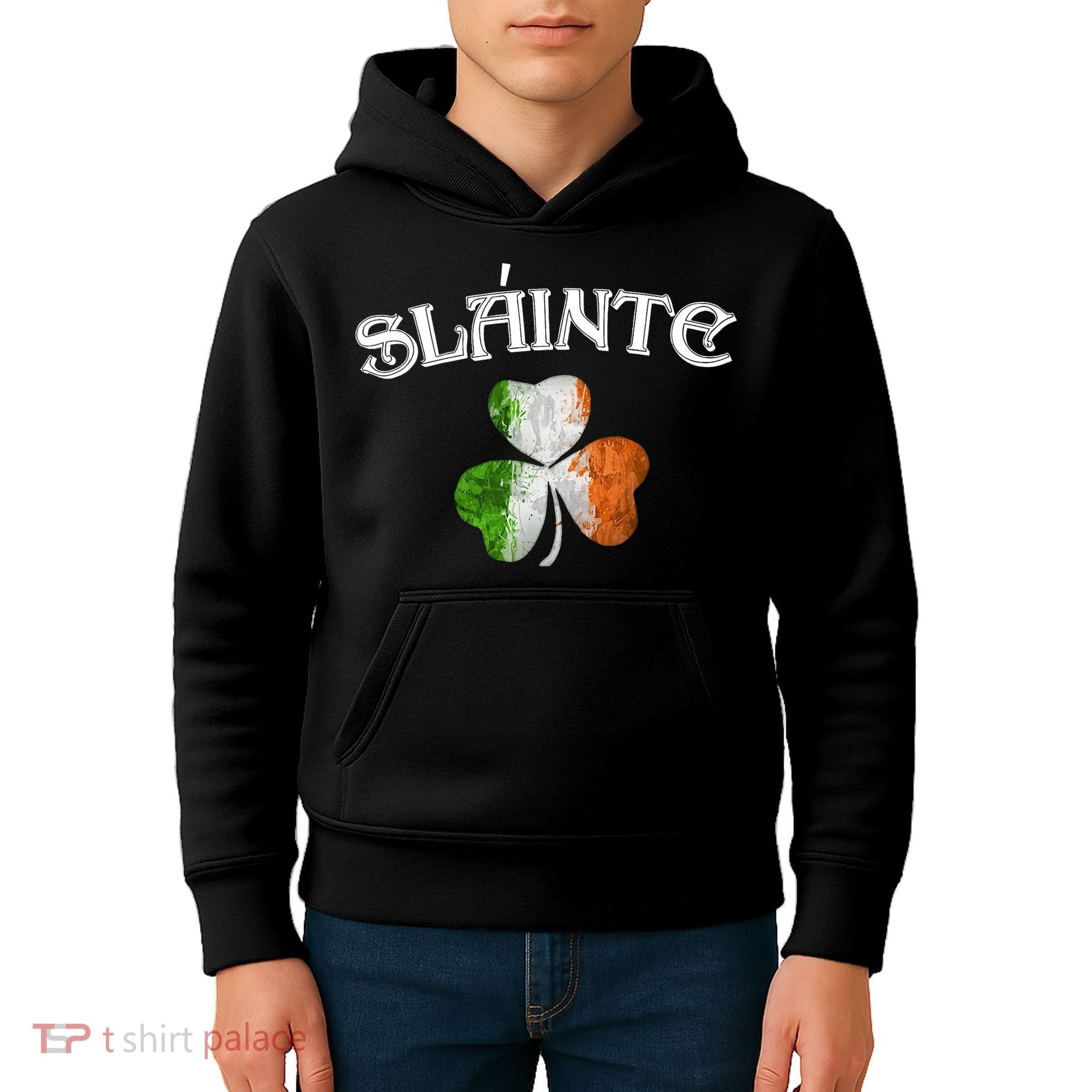 Slainte Irish Patrick Day Kids Hoodie