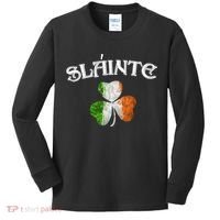 Slainte Irish Patrick Day Kids Long Sleeve Shirt thumb 0