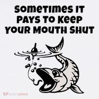 Sometimes It Pays To Keep Your Mouth Shut Funny Fishing Women's Hoodie thumb 2