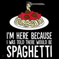 Spaghetti Italian Pasta I'm Just Here For Spaghetti Long Sleeve Shirt thumb 2