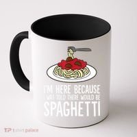 Spaghetti Italian Pasta I'm Just Here For Spaghetti Coffee Mug thumb 0