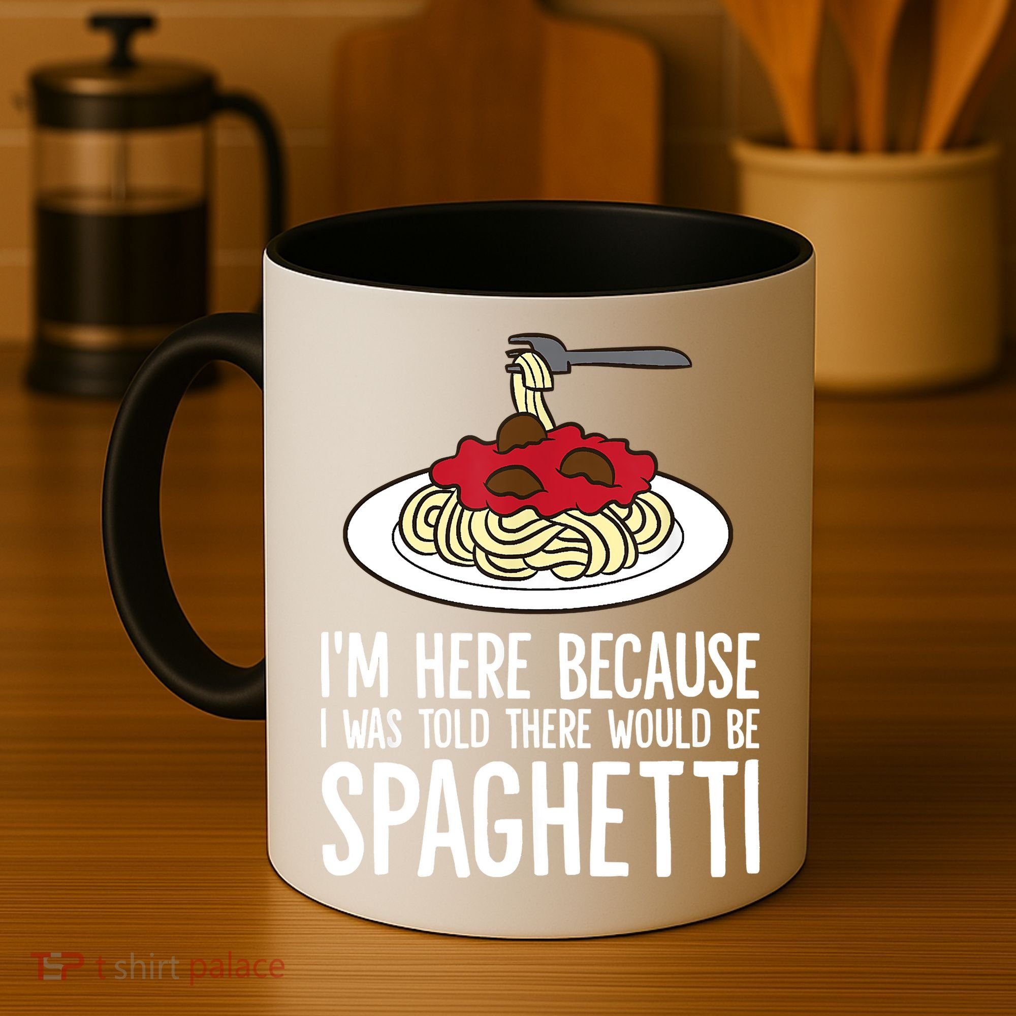 Spaghetti Italian Pasta I'm Just Here For Spaghetti Coffee Mug