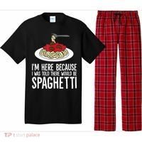 Spaghetti Italian Pasta I'm Just Here For Spaghetti Pajama Set thumb 0