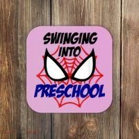 Swinging Into Preschool Shirt, Boys First Day Of PreK Coaster thumb 0