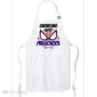 Swinging Into Preschool Shirt, Boys First Day Of PreK Apron thumb 0