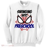 Swinging Into Preschool Shirt, Boys First Day Of PreK Sweatshirt thumb 0