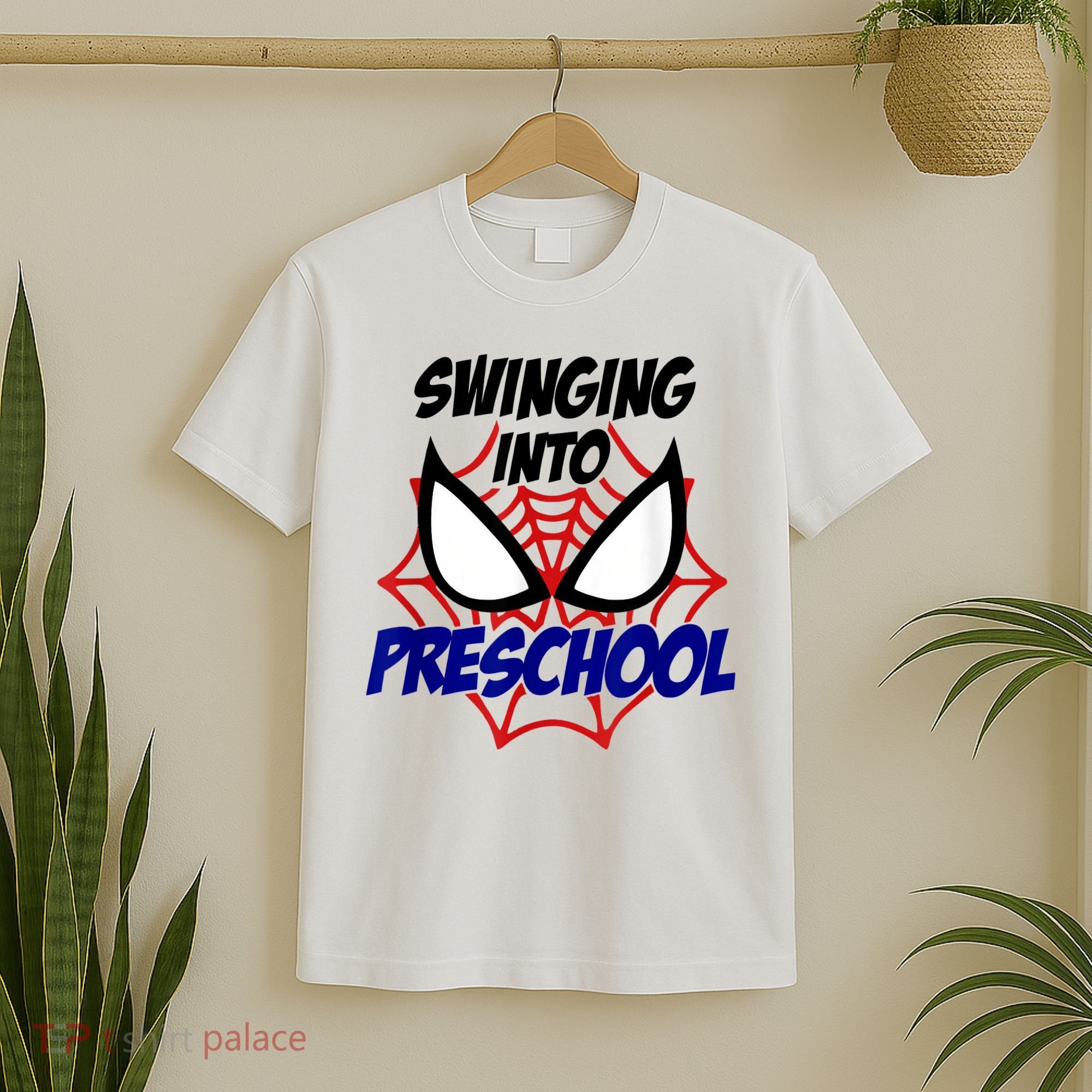 Swinging Into Preschool Shirt, Boys First Day Of PreK T-Shirt