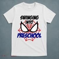 Swinging Into Preschool Shirt, Boys First Day Of PreK T-Shirt thumb 5