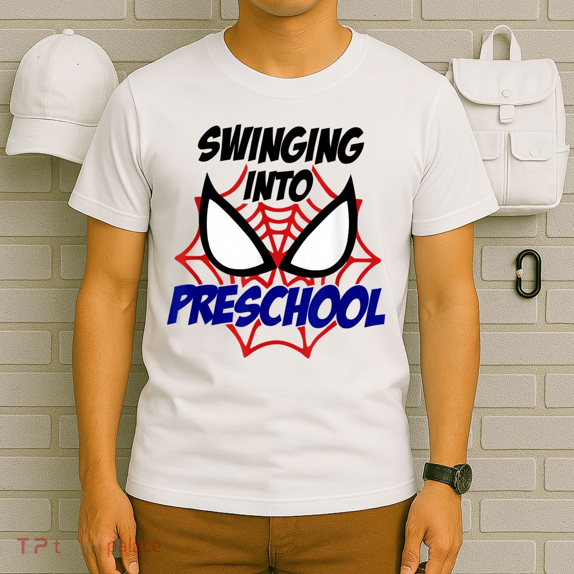 Swinging Into Preschool Shirt, Boys First Day Of PreK T-Shirt