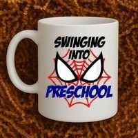 Swinging Into Preschool Shirt, Boys First Day Of PreK Coffee Mug thumb 2