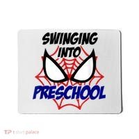 Swinging Into Preschool Shirt, Boys First Day Of PreK Mousepad thumb 0