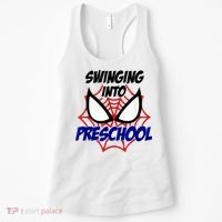 Swinging Into Preschool Shirt, Boys First Day Of PreK Women's Tank Top thumb 0