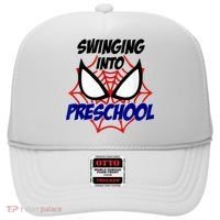 Swinging Into Preschool Shirt, Boys First Day Of PreK Hat thumb 0