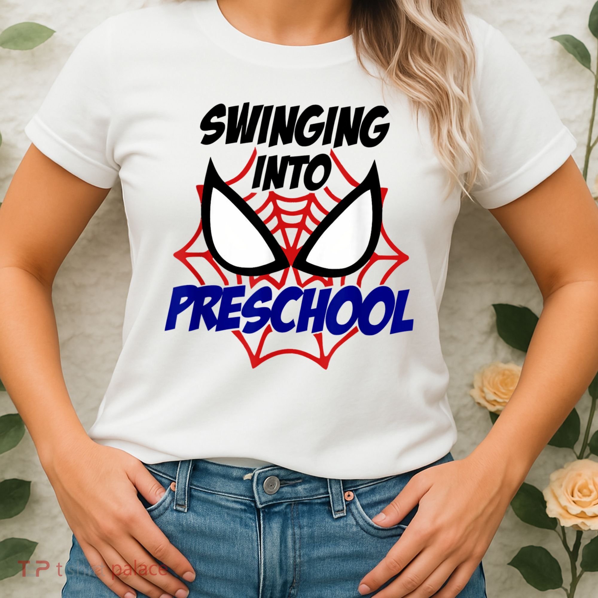 Swinging Into Preschool Shirt, Boys First Day Of PreK Women's T-Shirt