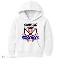 Swinging Into Preschool Shirt, Boys First Day Of PreK Kids Hoodie thumb 0