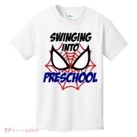 Swinging Into Preschool Shirt, Boys First Day Of PreK Kids T-Shirt thumb 0