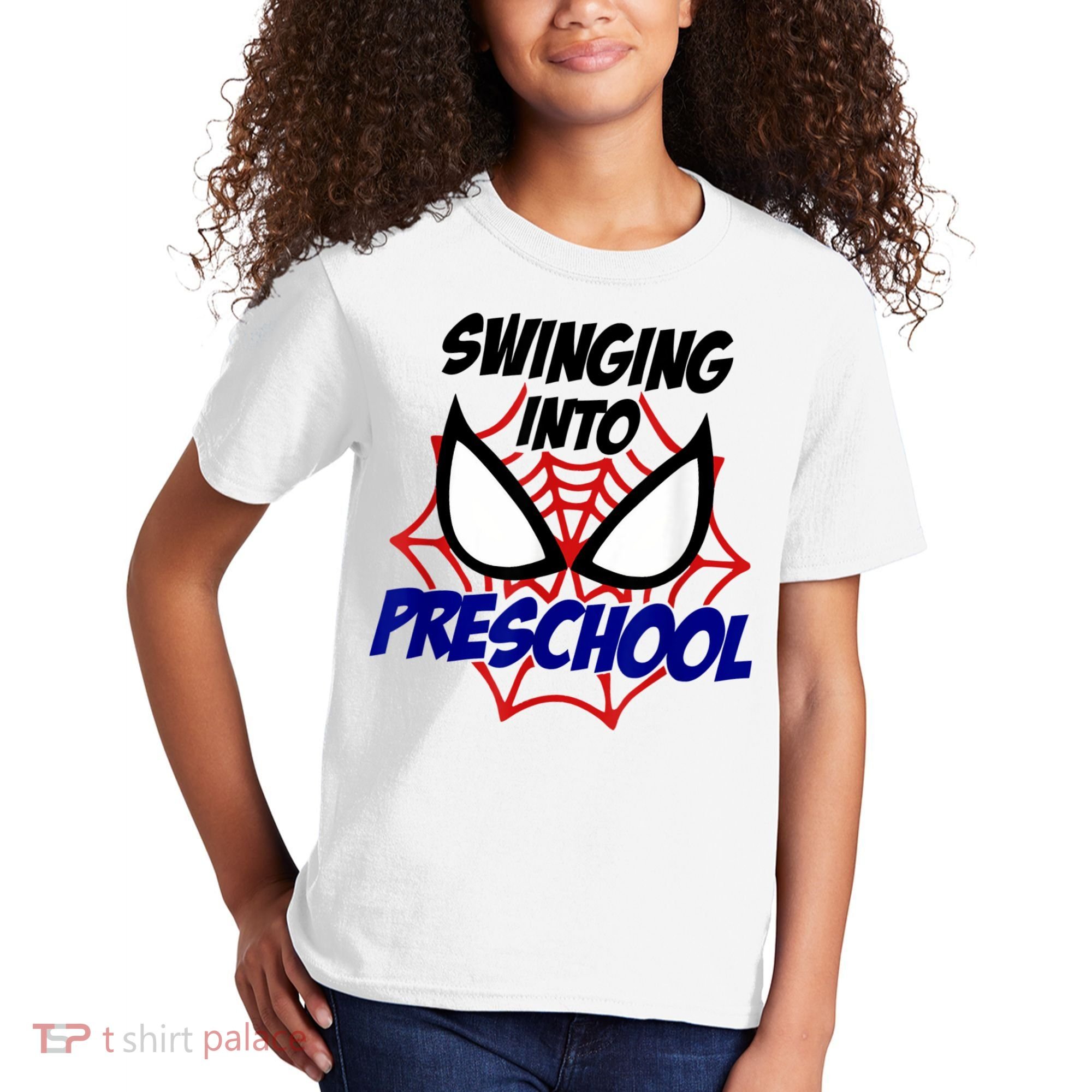 Swinging Into Preschool Shirt, Boys First Day Of PreK Kids T-Shirt