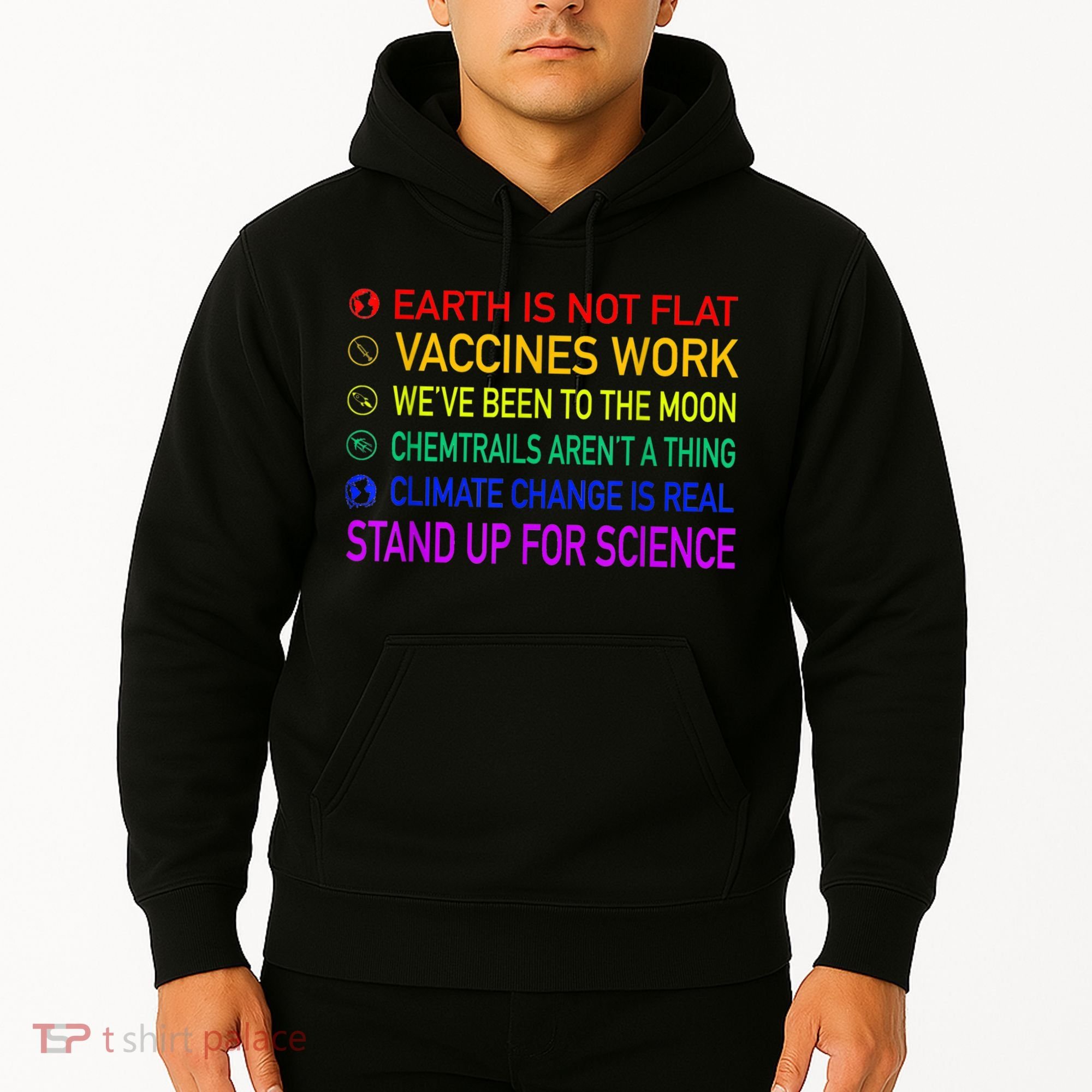 Science Is Real 8 Billion Trees Hoodie
