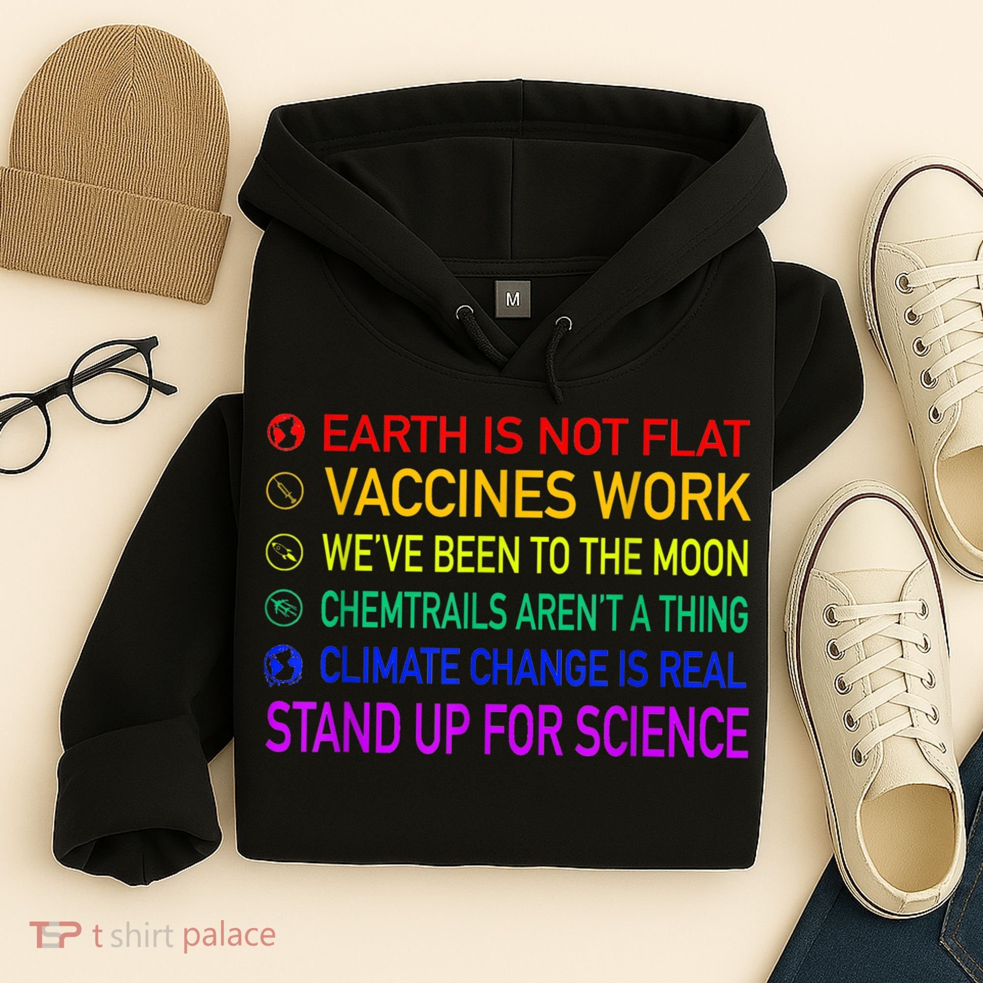 Science Is Real 8 Billion Trees Hoodie