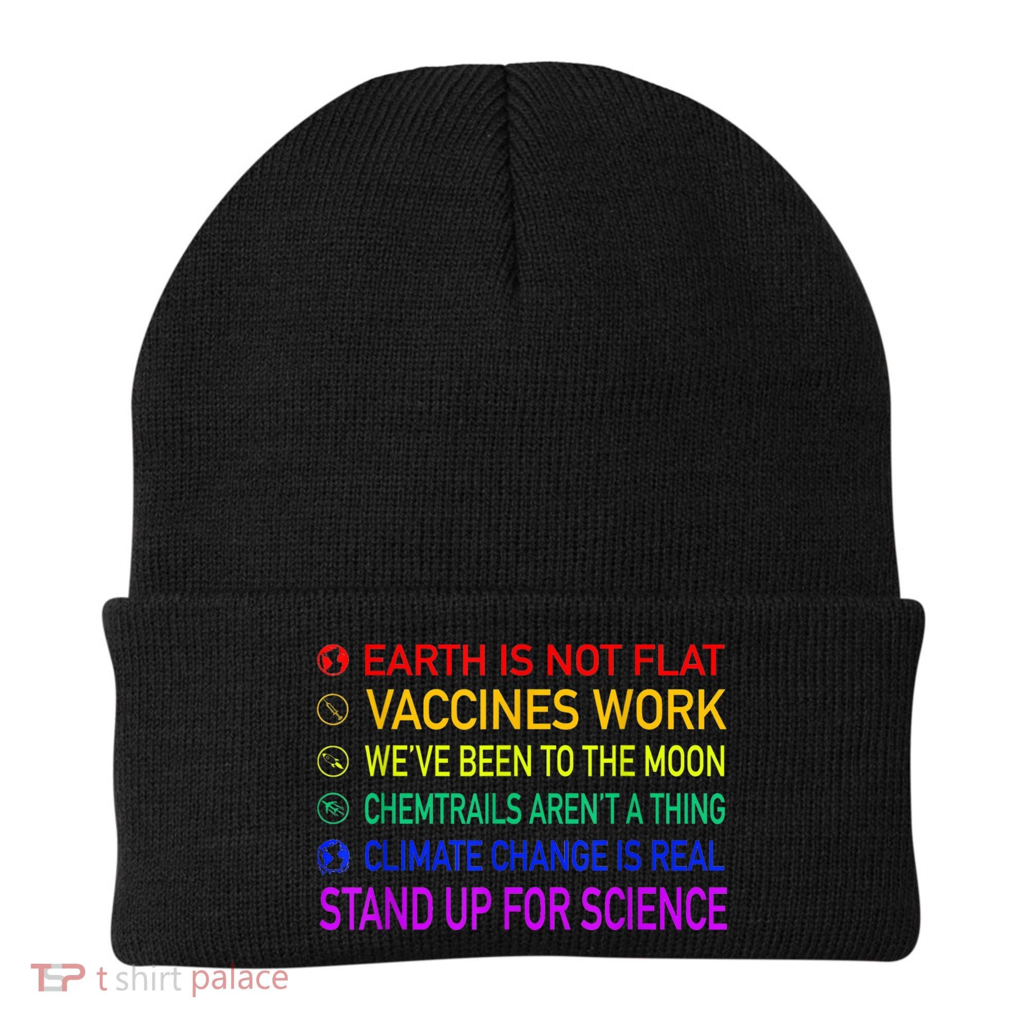Science Is Real 8 Billion Trees Beanie