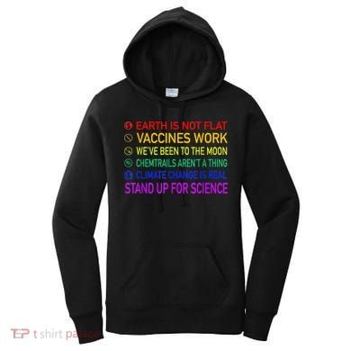 Science Is Real 8 Billion Trees Women's Hoodie