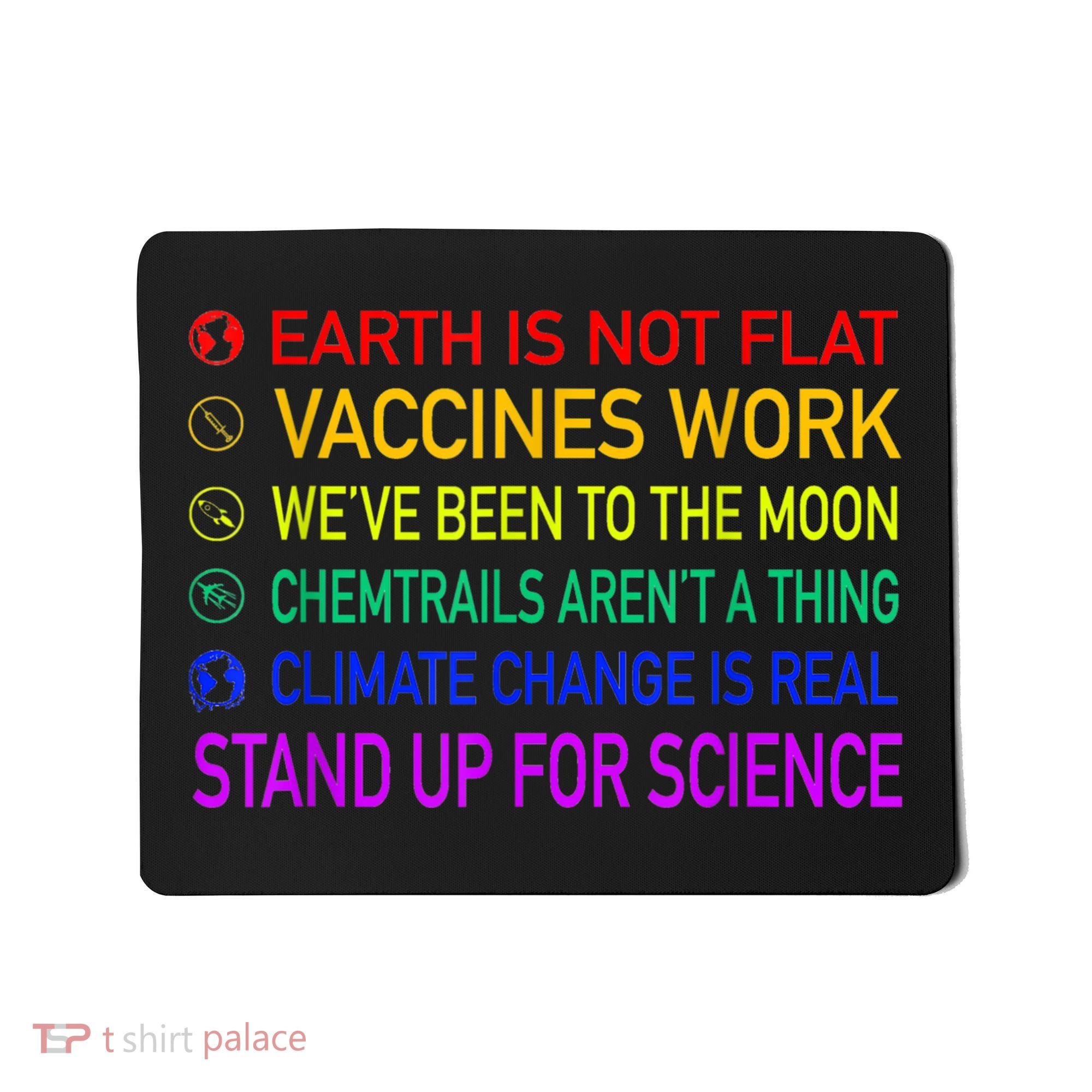 Science Is Real 8 Billion Trees Mousepad