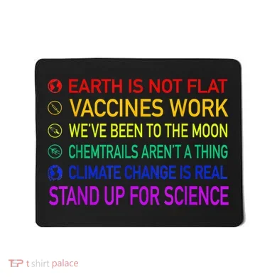 Science Is Real 8 Billion Trees Mousepad